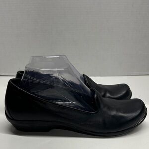 Dansko Olivia Loafers Slip On Comfort Cushioned Shoes Leather Black Size 39 US 9